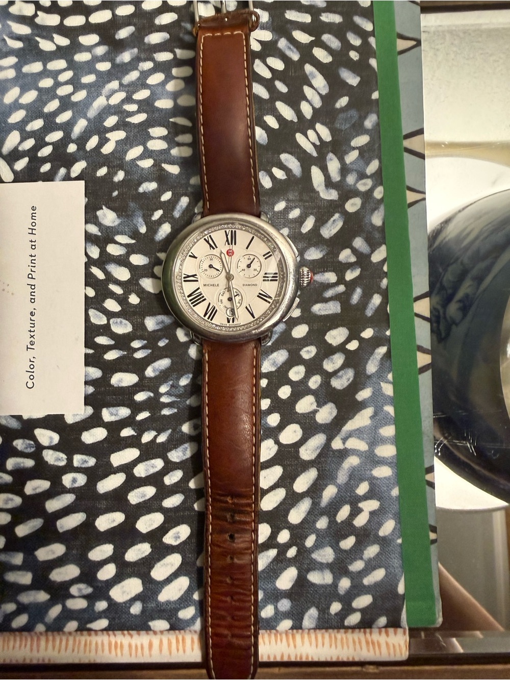 Michele Serein Watch with Diamonds .23 CT TW Face 36mm